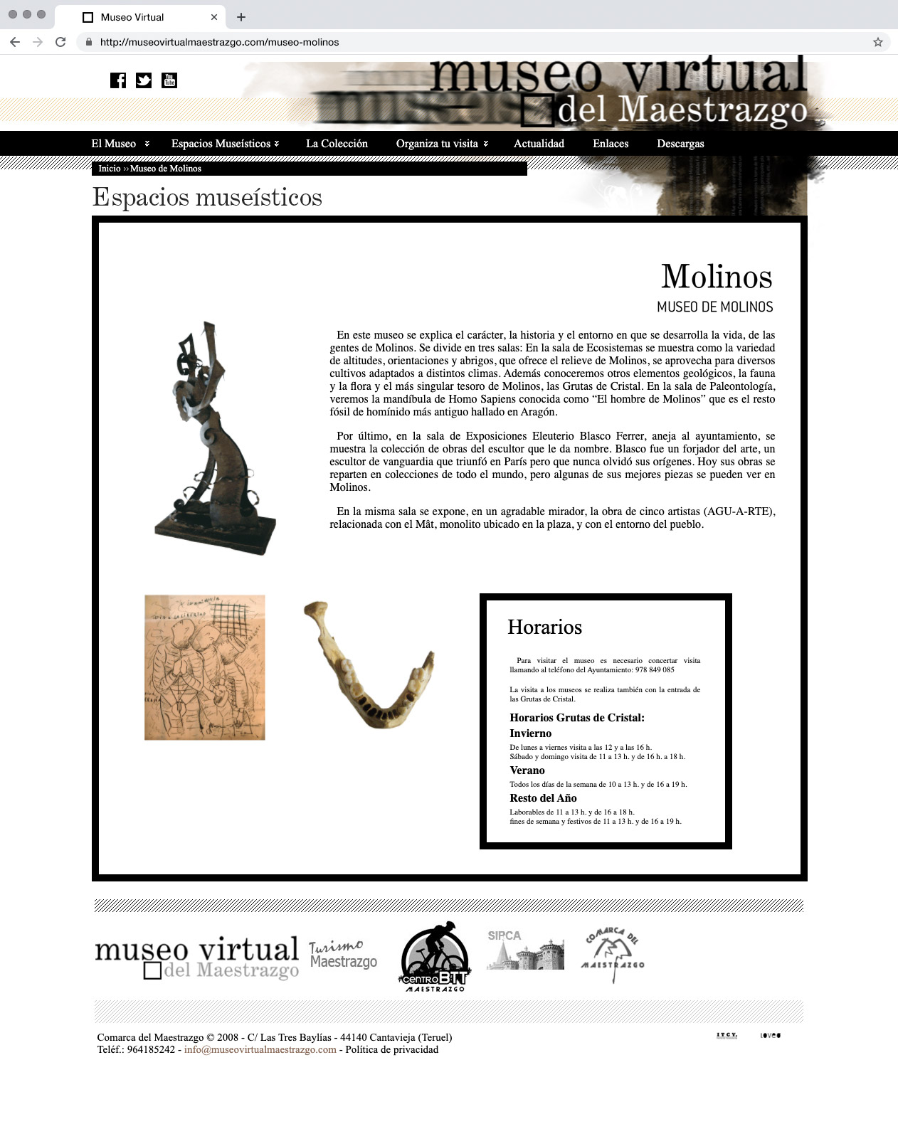 Templarios Web Institucional Museo Virtual Maestrazgo