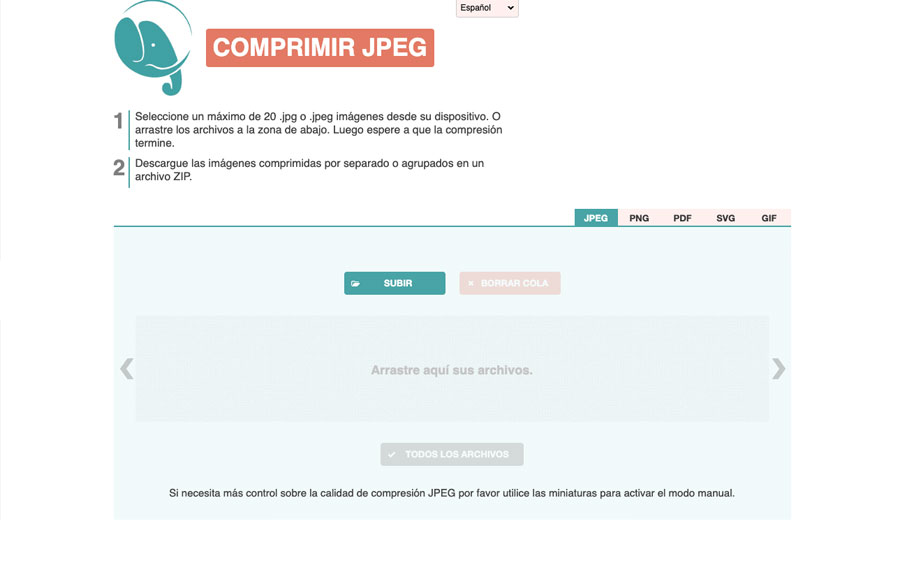 Compress JPG - Herramientas de optimización de imágenes